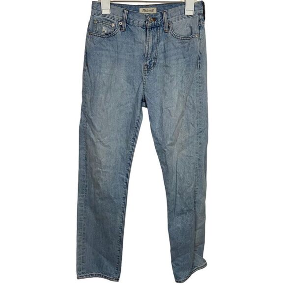 Madewell The Perfect Summer Straight Leg Jeans - Picture 1 of 4